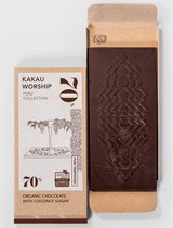 Pure chocolade - Peru 70% - Palmolievrij - BIO - Vegan - Kakau Worship - 75g