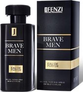 Oriëntaals Kruidige merkgeur voor heren - JFenzi - Brave men - Eau de Parfum 80% - 100ml ✮✮✮✮✮  - Cadeau Tip !