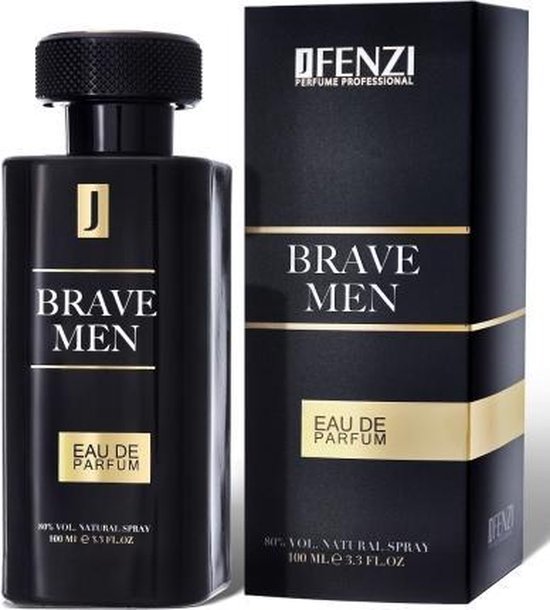 Oriëntaals Kruidige merkgeur voor heren - JFenzi - Brave men - Eau de Parfum 80% - 100ml ✮✮✮✮✮ - Cadeau Tip !