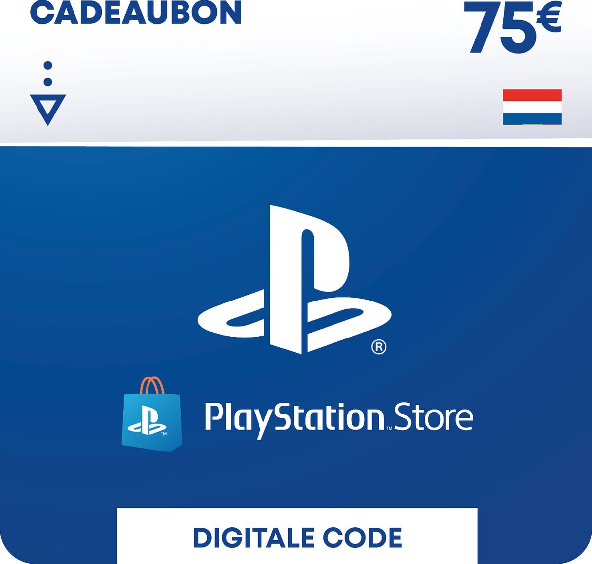 75 euro PlayStation Store tegoed - PSN Playstation Store Kaart (NL) - Sony digitaal