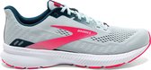 Brooks Launch 8 Hardloopschoenen  Sportschoenen - Maat 40 - Vrouwen - licht blauw - navy - roze