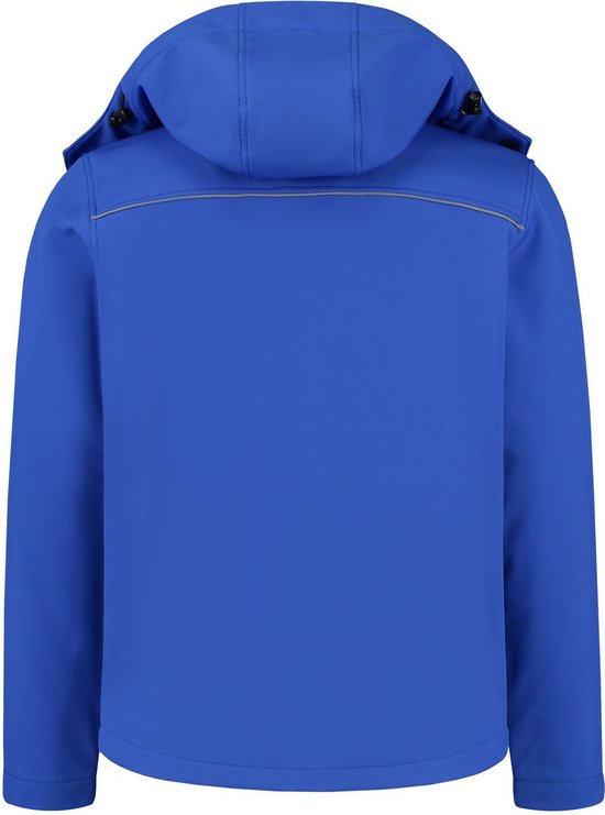 TOM TAILOR Sofshell-jas voor heren met binnenvoering van fleece, 10668 - Sky Captain Blue, S