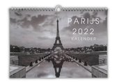 Kalender 2022 Wandkalender - Maandkalender - Parijs - Maand - A4 - Zwart Wit - Kijk en maak een keuze uit 6 varianten