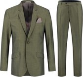 GENTS | Pak Kostuum Heren perSignori 2D uni mohair groen Maat 52