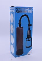 Power Escorts Zwarte Penis pomp Power Pump Basic - Stevige Handgrip - BR170