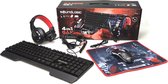 Game setup met toetsenbord headset muis en muismat - Game pc set - Gaming set - Game set