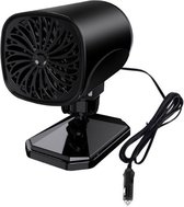 Hoobi® Autoverwarming - Ontdooier - Autokachel - 12V/120W - Autoheater - Verwarming - Luchtverwarmer - 360 graden rotatie - Zwart