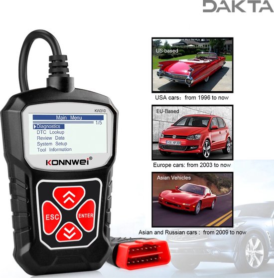Valise Diagnostic Auto OBD2 Scanner - MIOLOE - 1,8 Pouce - Écran