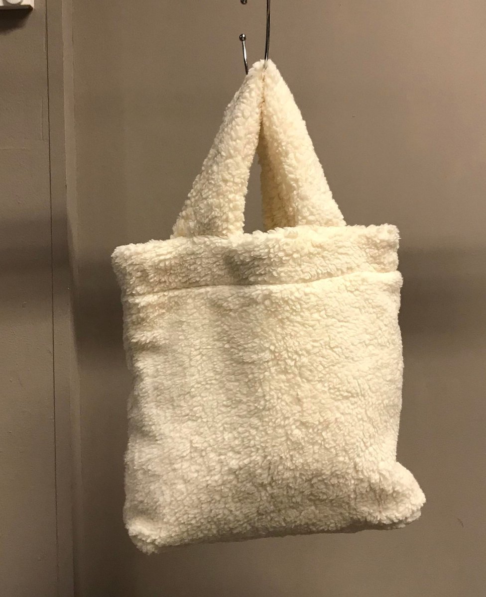 Shopper-handtas-mommybag-teddystof off white