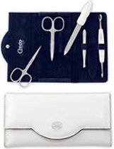 Solingen manikúry - Luxurious 5 Piece Manicure in White Leatherette Bianco 5 (L)