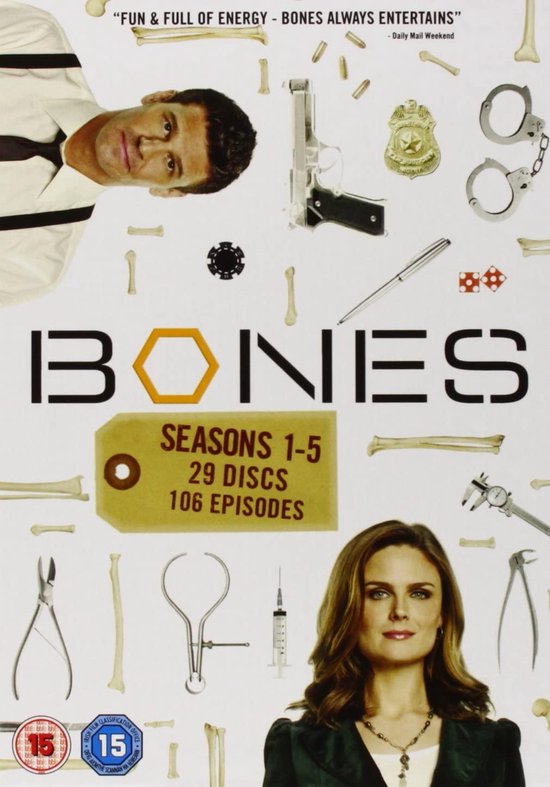 Bones Season 1-5 [DVD] [2005] (Dvd), Emily Deschanel Dvd's bol