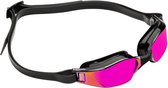 Aquasphere Xceed - Zwembril - Volwassenen - Pink Titanium Mirrored Lens - Zwart