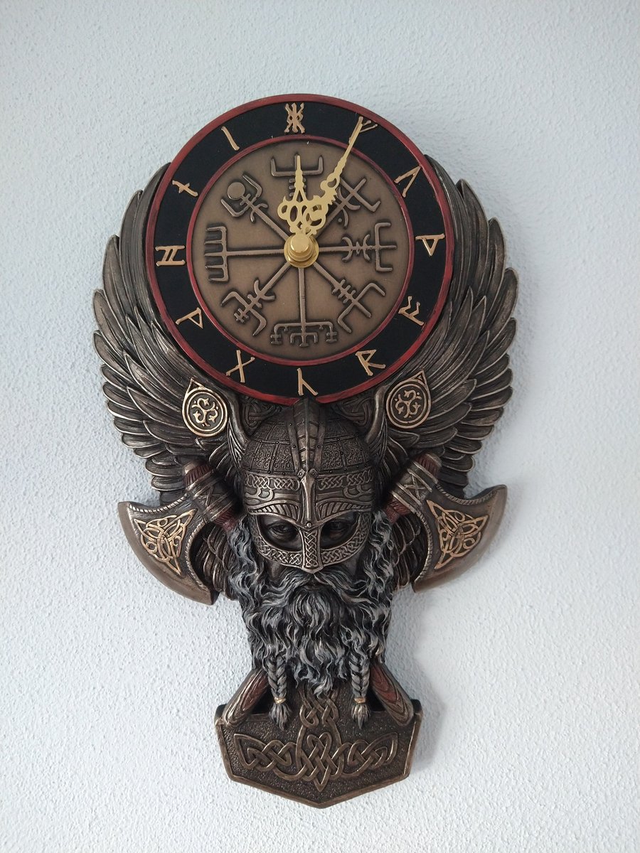 Vikings wandklok