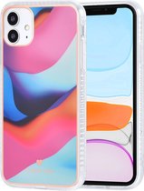 UNIQ Classic Case iPhone 11 TPU Backcover hoesje - Curved Colors