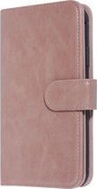 UNIQ Accessory iPhone 11 Zachte huid Booktype hoesje - Pasjeshouder 9 pasjes - Roze