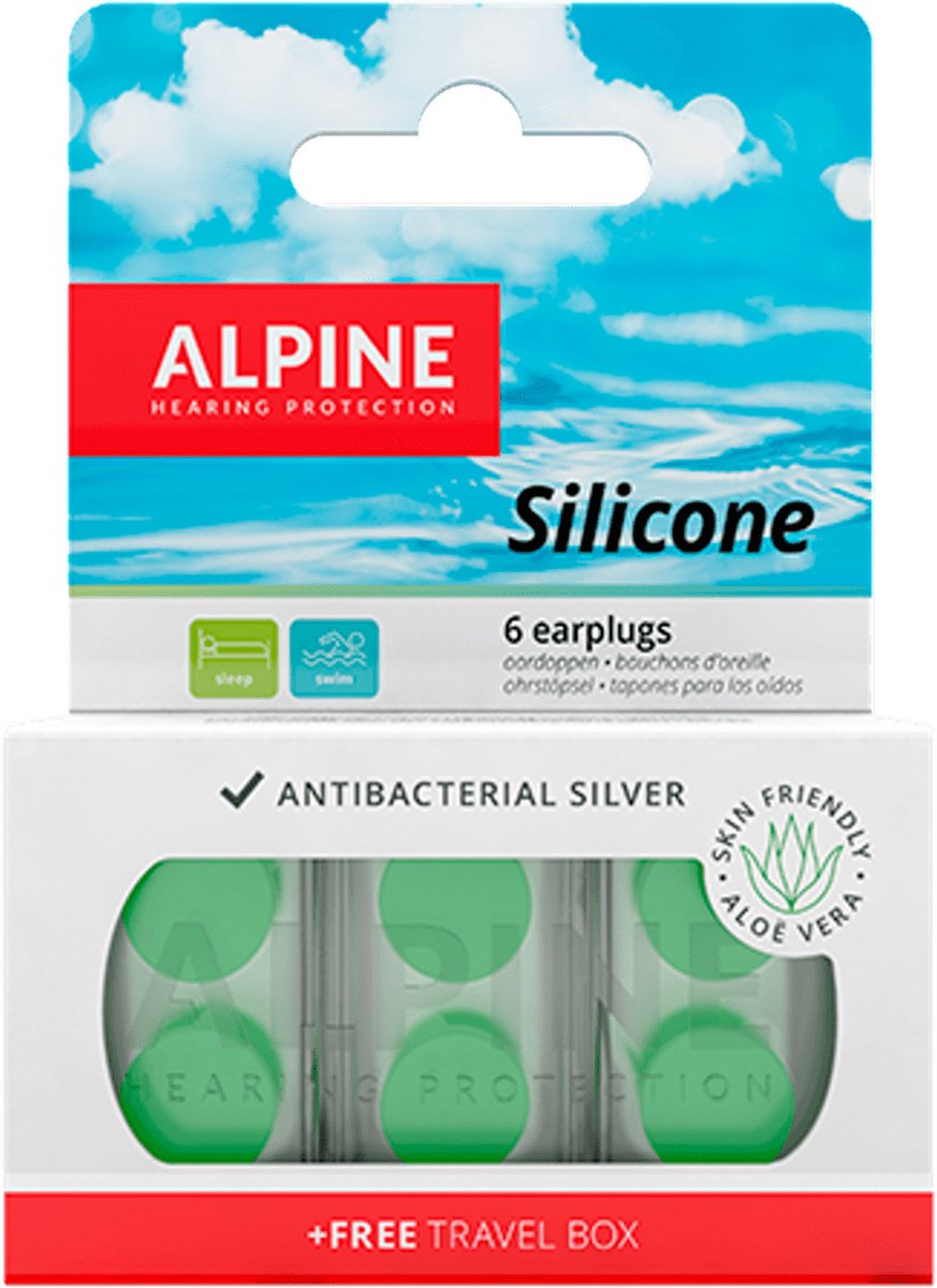 Bouchons d'Oreilles Pour Dormir Alpine Sleepdeep 27dB en Silicone