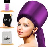 WENA Premium Paarse Droogkap - Haardroogkap - Heat cap - Haarverzorging -  inclusief handleiding