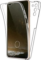 iParadise Samsung S21 Hoesje 360 en Screenprotector in 1 - Samsung Galaxy S21 case 360 graden Transparant