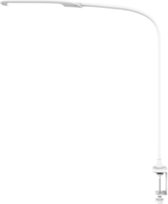 Vitafa Tafellamp - Tafellamp Slaapkamer - Bureaulamp - Lamp - Buigbaar - Met klem - Wit