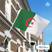 Vlag Algerije 100x150cm - Glanspoly