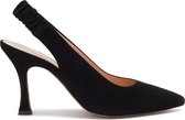 Isabel Bernard Vendôme Dames Pumps Leer;Suède - Zwart - 36