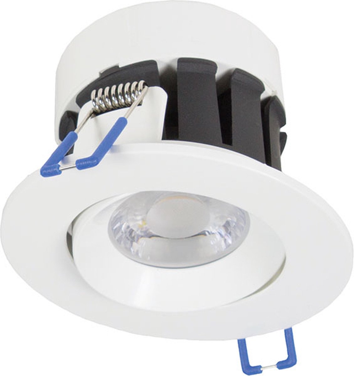 ROBUS Cavan 6.5W kantelbaar 3 kleuren instelbaar Wit IP20 Wonen-Verlichting-Lampen-Spots-Inbouwspots