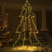 Huis en Tuin Depot Kegelkerstboom 240 Led'S Binnen En Buiten 118X180 Cm