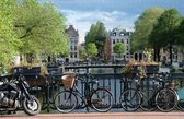 Fietsen om Amsterdamse brug - Moeilijke Puzzel 1000 stukjes | Amsterdam - Nederland