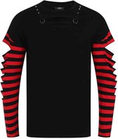 Banned Longsleeve top -M- HELLEBORE Rood