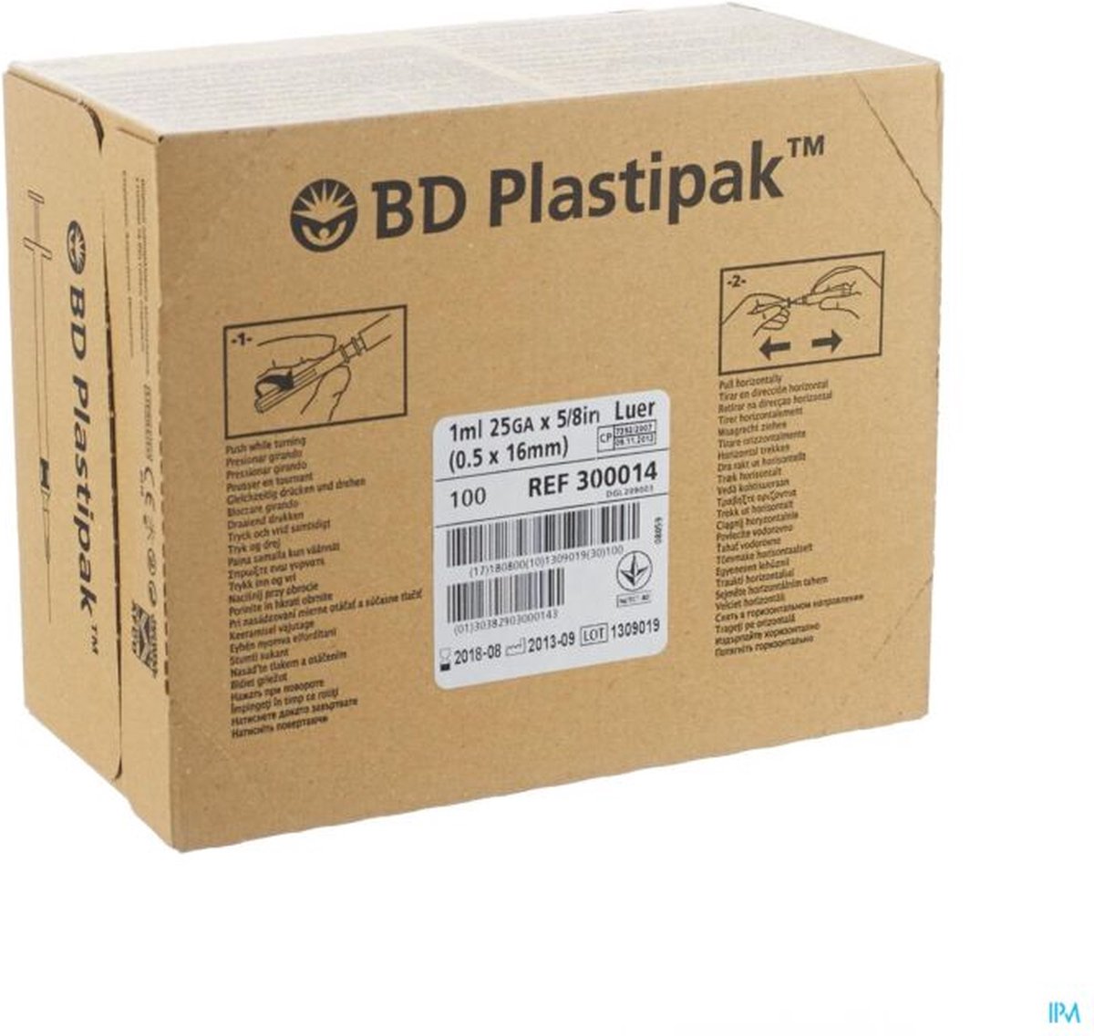 Goedkoopste BD Plastipak - 120 stuks insulinespuit - fijndoseerspuit 1 ml