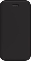Apple iPhone 7 Hoesje - Otterbox - Strada Via Serie - Kunstlederen Bookcase - Zwart - Hoesje Geschikt Voor Apple iPhone 7