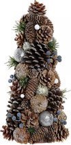 Kerstboom decoratie | Kerstboom ananas besneeuwd | 19 X 19 X 38 CM | kerstmis