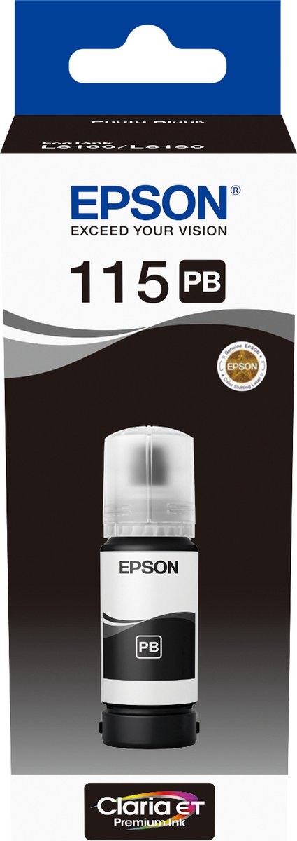 Epson 115 EcoTank inktcartridge 1 stuk(s) Origineel Zwart