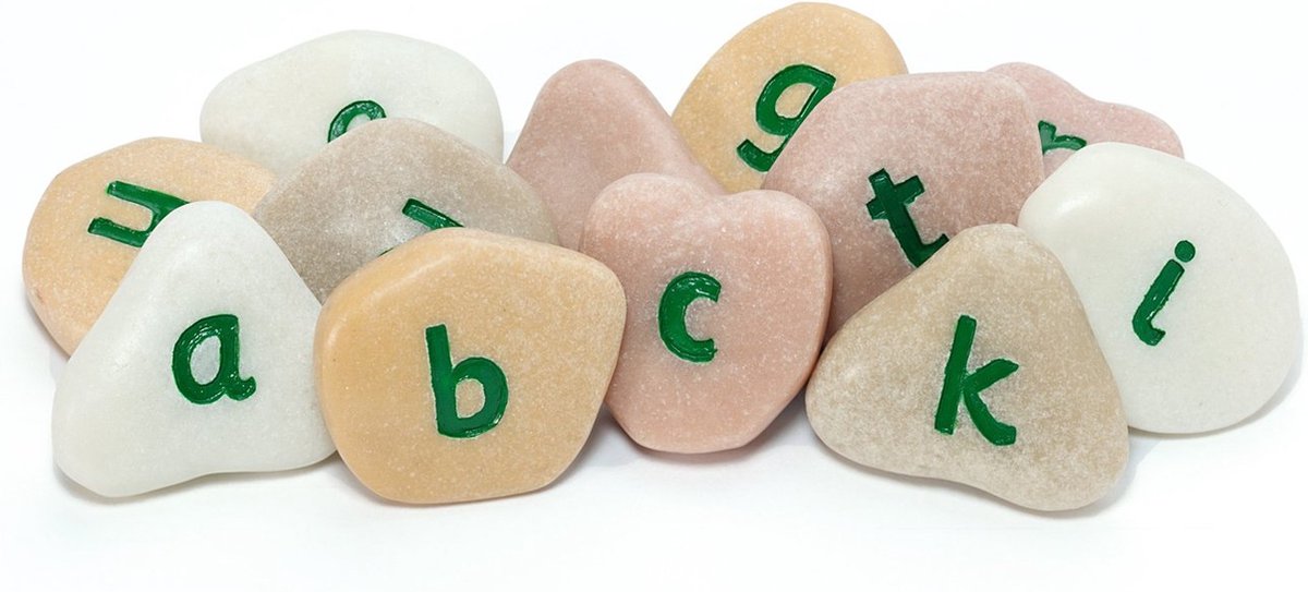 Alfabet stenen - woorden maken | bol.com