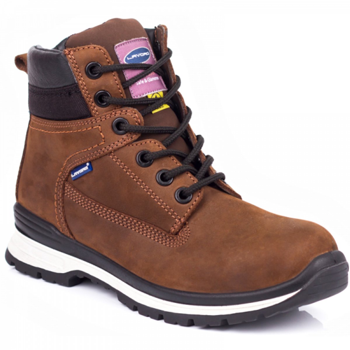 Lavoro Schoen E17 1084.22 Hoog S3 ESD - Bruin - 41