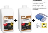 HG natuursteenreiniger glans - 2 stuks + Zaklamp/Knijpkat