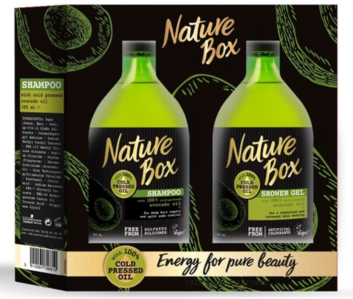 Goedkoopste Nature Box Cadeauset Avocado Oil - Geschenkset