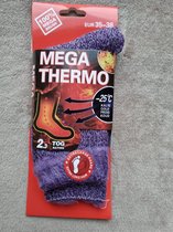 5 Paar Mega Thermo Sokken - 35-38 - Naadloos - Wintersokken - Huissokken - Unisex - Warme Voetensokken - 3 kleuren