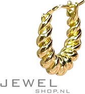 Gold Twist Oorbellen | Oorbel Goud | Oorbel Gedraaid | Oorbel Motief | Gouden Oorbel | Cadeau Dames | Cadeau Vriendin | Cadeau Vrouw | Oorbel Earcuff Ketting Ring Armband | Valenti