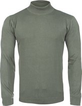 New Republic –  Heren Trui met Turtleneck Col – Olijfgroen