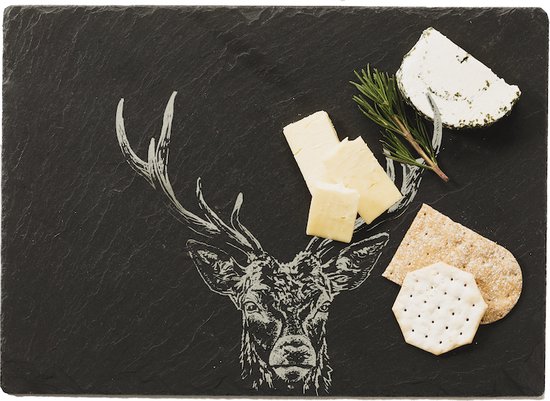 The Just Slate Company - plateau de servce en ardose moyenne avec