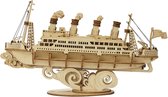 Bouwpakket Volwassenen - 3D Cruiseschip - Houten Schip - 145 Onderdelen - Luxe Modelbouw - Montage Speelgoed - DIY Puzzel - Boten