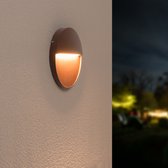 HOFTRONIC™ Dimbare LED Wandlamp Gary - Corten verweerd staal look - 6 Watt - 3000K - IP54 spatwaterbestendig - 3 jaar garantie