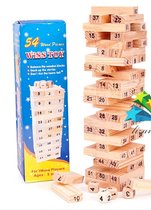Jenga 4 in 1 - actiespel - jenga - jenga spel - 4 behendigheidsspellen in 1