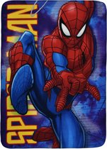 ApolloX deken Spider-Man junior 140 x 100 cm fleece