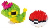 Creboblocks Caterpie-met-pokeball 168 Nanoblocks