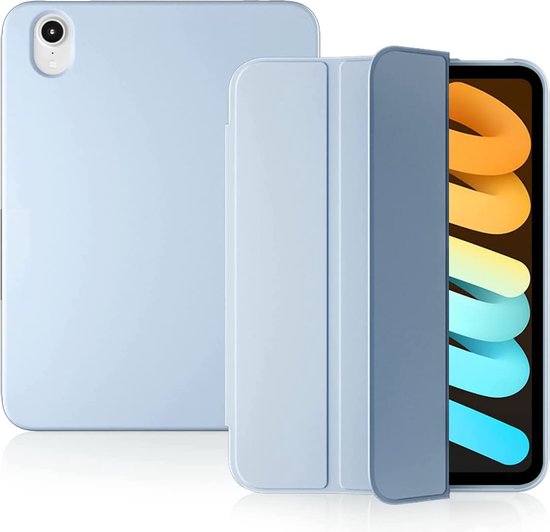 Apple iPad Mini 6 2021 (8,3 pouces) Cover Blauw clair - Étui pour tablette  à trois... | bol