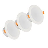 3x Leddy's - LED Spot Inbouwspot - 5W - 3000K Warm Wit - Basic