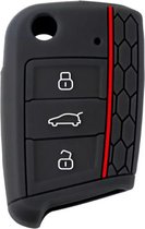 Sleutel Cover - Hoes - Logo - MK7 - Auto - Key - Bescherming - past op: Golf MK7 GTI (en meer)