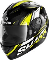 SHARK RIDILL 1.2 PHAZ Motorhelm integraalhelm Zwart Geel Wit - Maat XL